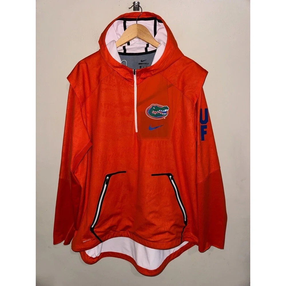 Men's 2XL Nike Florida Gators Football Team Issued PE Alpha Fly Rush Jacket NCAA